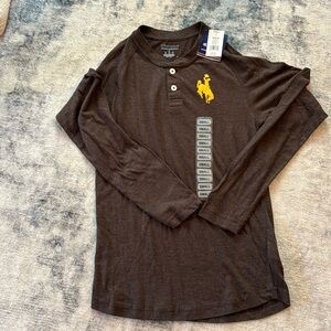 NWT University of Wyoming Champion Men’s Henley